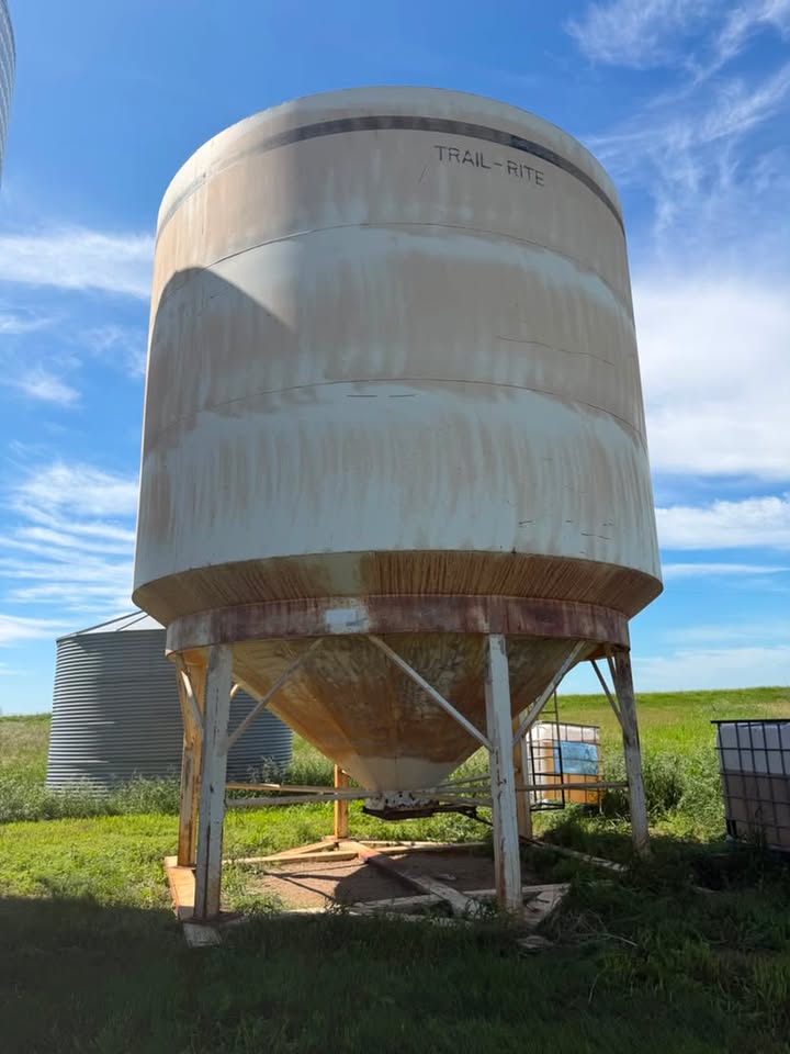 Rusted Grain Bin before