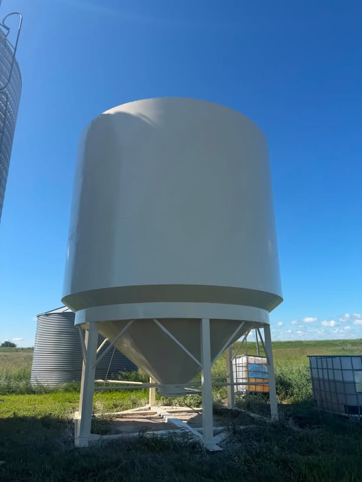 Rusted Grain Bin after